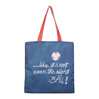 like it's not even the night ball tote bag